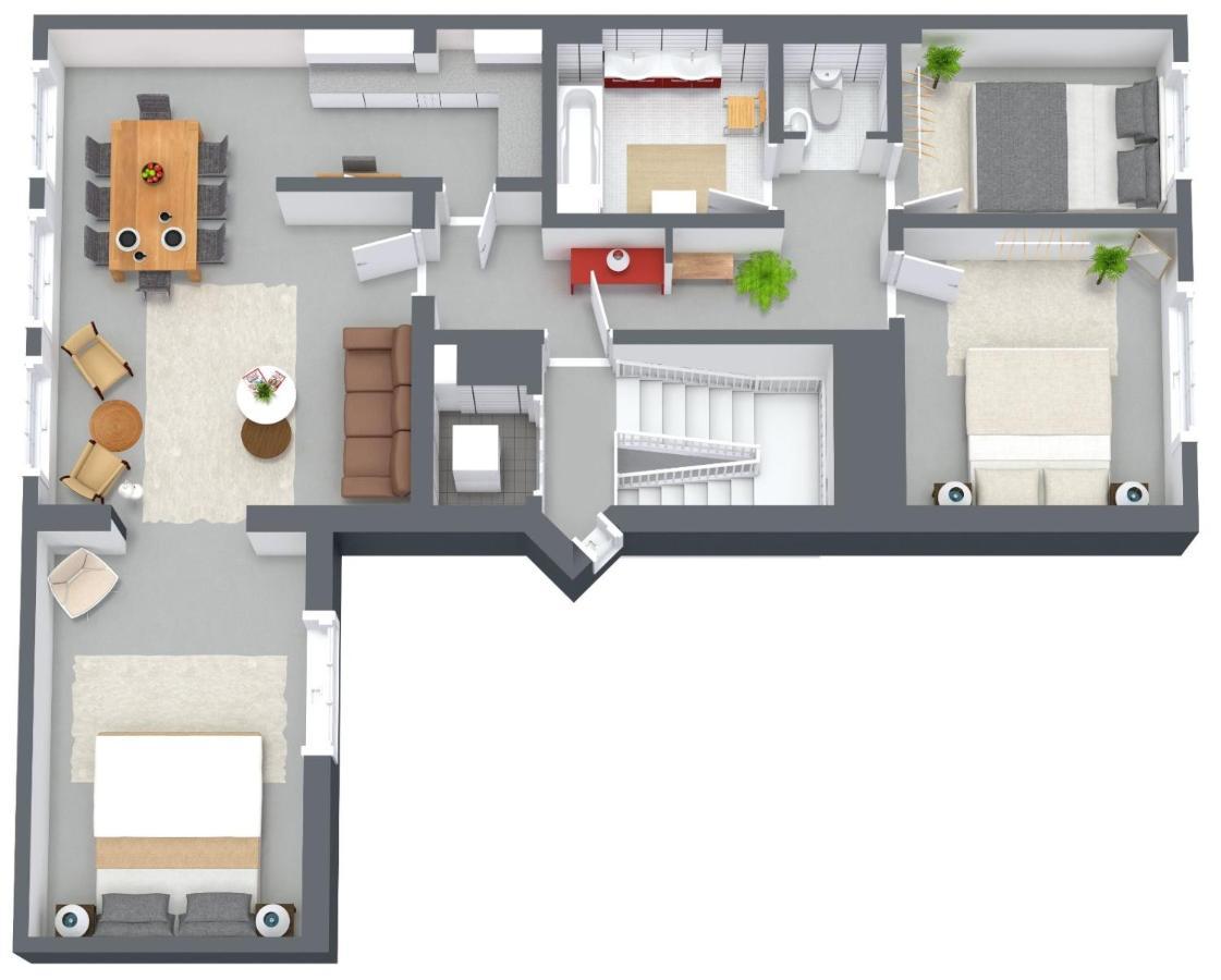 City Apartment 3 Bedroom, Kitchen, Wifi, Workspace, Coffee, Central ฮัสเซลต์ ภายนอก รูปภาพ